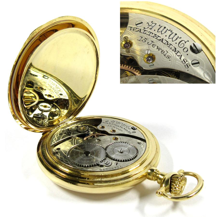 WALTHAM（ウォルサム） 1904年 アンティーク ホワイトポーセリン キー