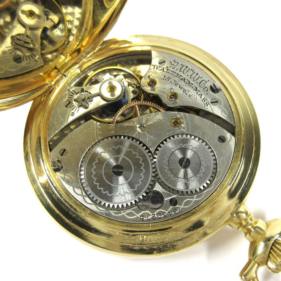 WALTHAM（ウォルサム） 1904年 アンティーク ホワイトポーセリン キー