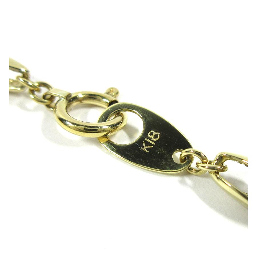 Ge Sante K18YG イエローゴールド チェーン ネックレス 46cm 幅4.0mm