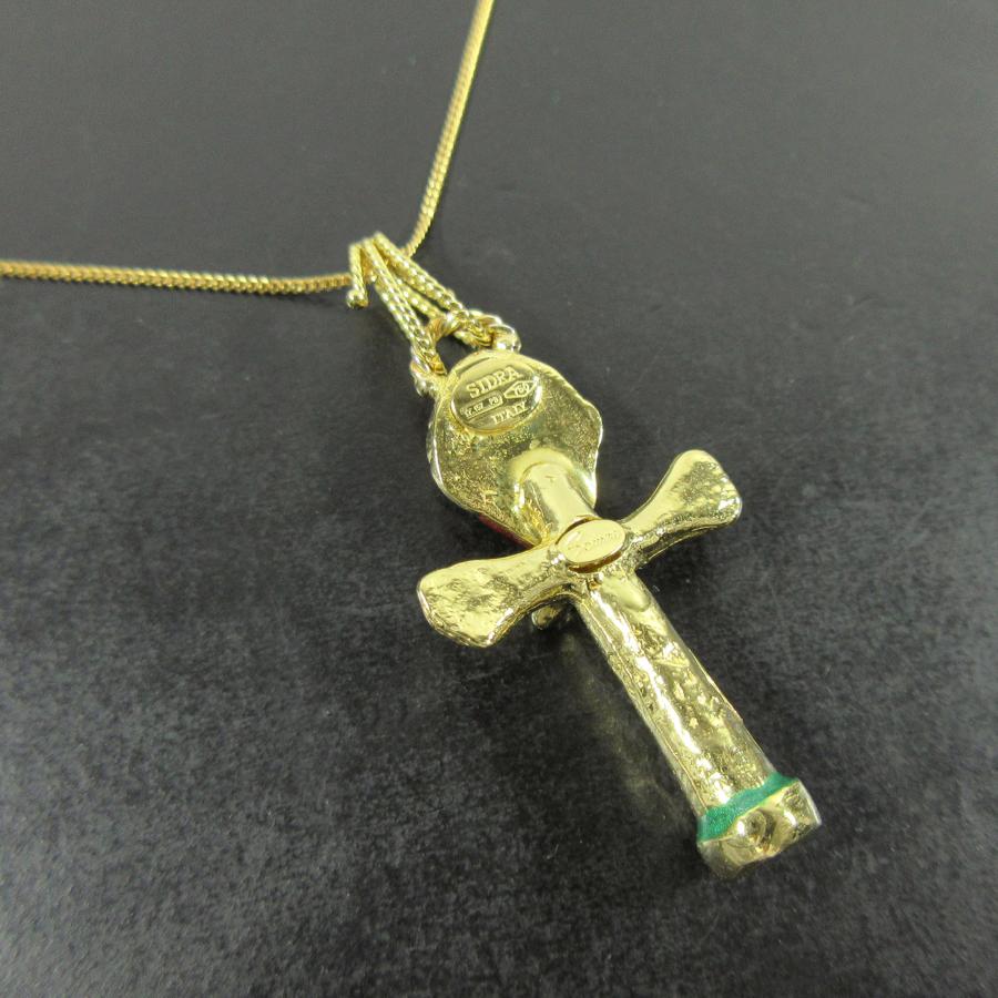 シドラ SAMRA K18YG エナメル デザイン ペンダント トップ ネックレス 