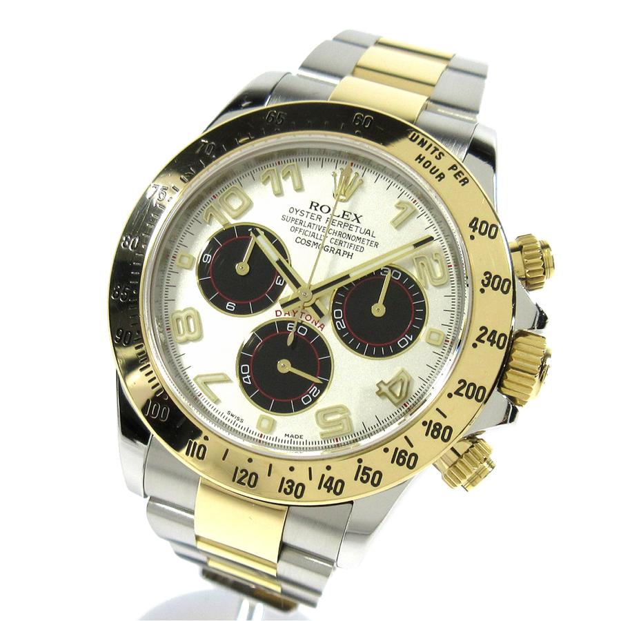 デイトナ（ROLEX） ロレックス 116523 デイトナ ホワイト ブラック文字