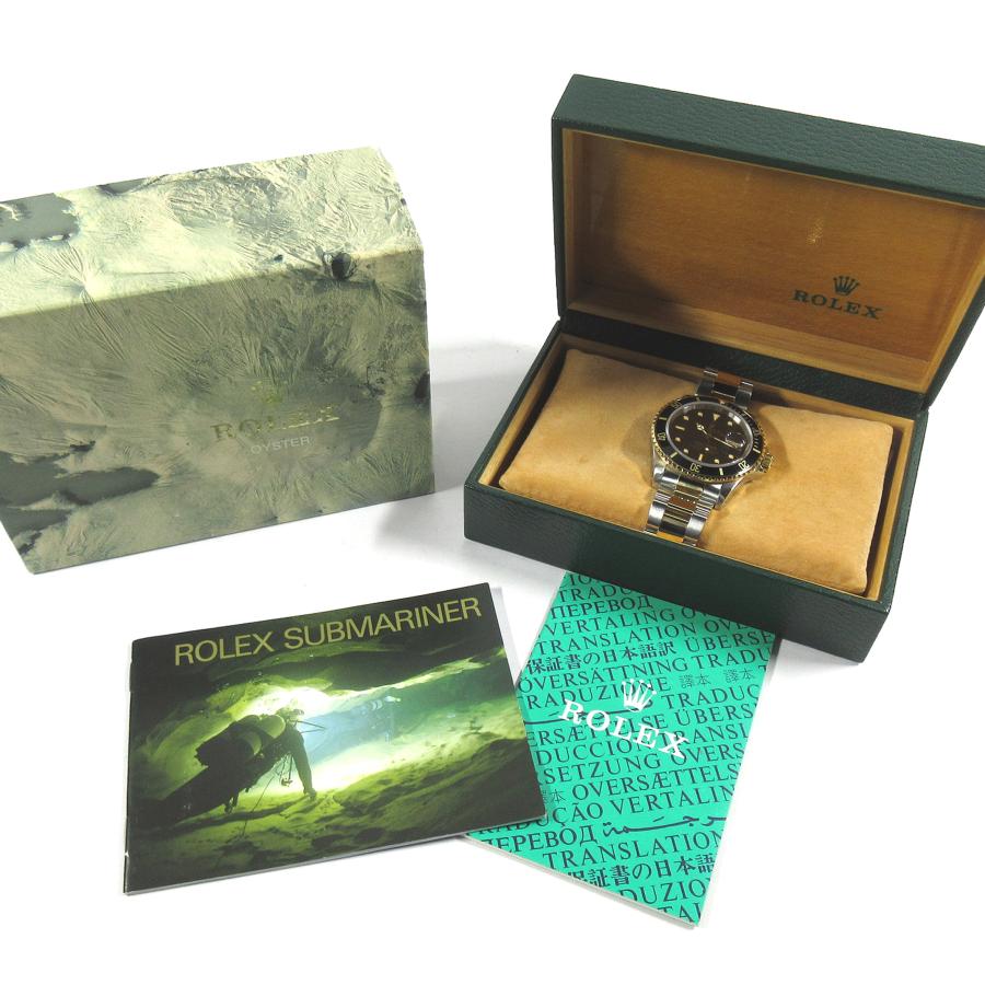 サブマリーナー ロレックス 16803 初代 サブマリーナ デイト コンビ