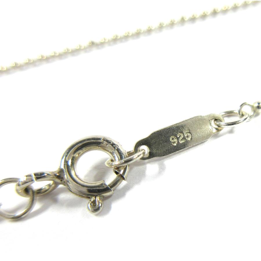 未使用品 TIFFANY ティファニー シルバー 925 チェーン ネックレス ティファニー ビーズ ボール チェーン シルバー ネックレス 925