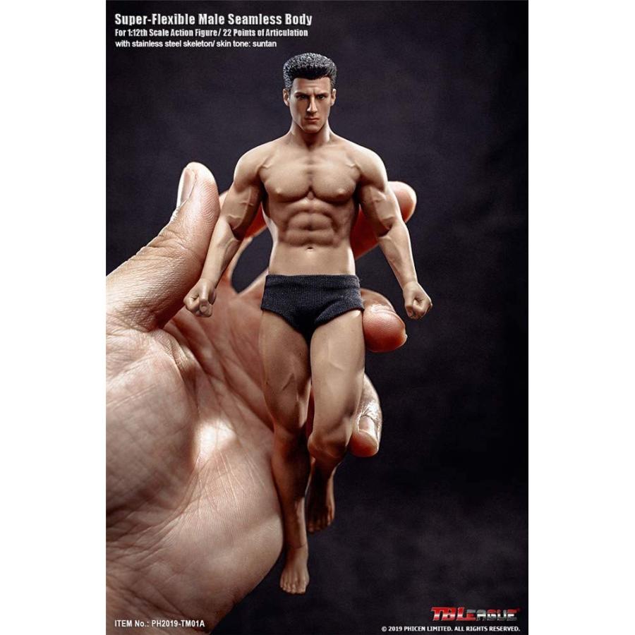 1/6 12インチ TBLeague スーパーフレキシブル 装備付きG TBLeague 1/12 スーパーフレキシブル 男性シームレスボディ