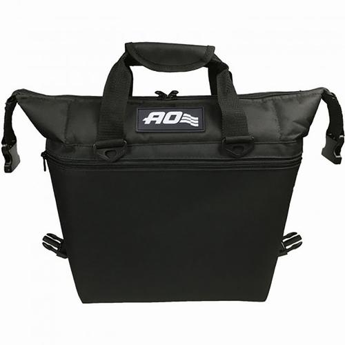 12パックキャンバスソフトクーラー AOCoolers（エーオークーラーズ）-ブラックの画像