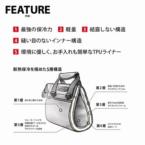 12パックキャンバスソフトクーラー AOCoolers（エーオークーラーズ）-ブラックの画像