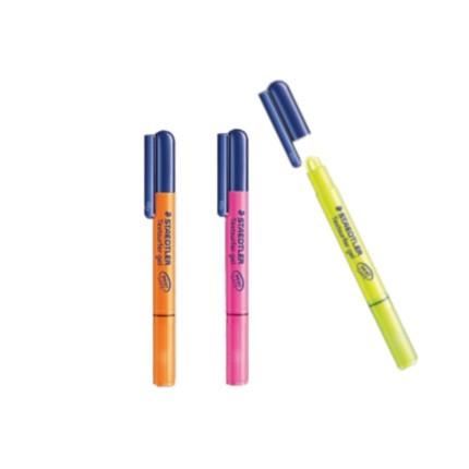 ステッドラー（STAEDTLER） 蛍光ペン テキストサーファーゲル 3色 固形