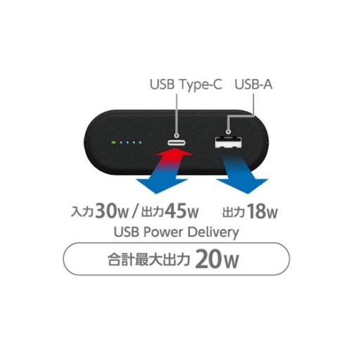 ELECOM（エレコム） モバイルバッテリー ナトリウムイオン電池 DE