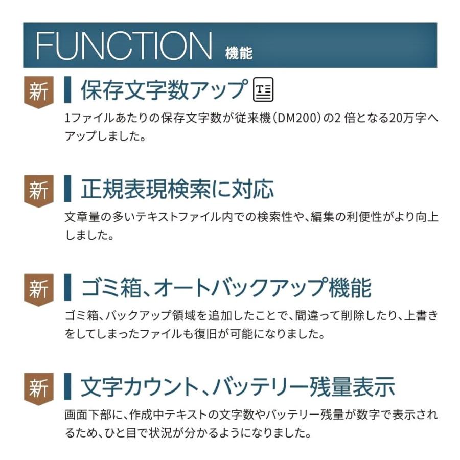 キングジム デジタルメモ ポメラ DM250 専用ケース DMC7 セット ダークグレーの画像