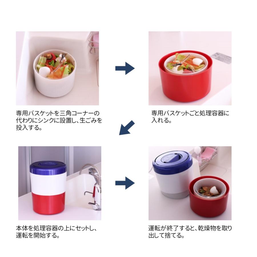 島産業 生ごみ減量乾燥機 パリパリキューブライトアルファ PCL-33-PG 