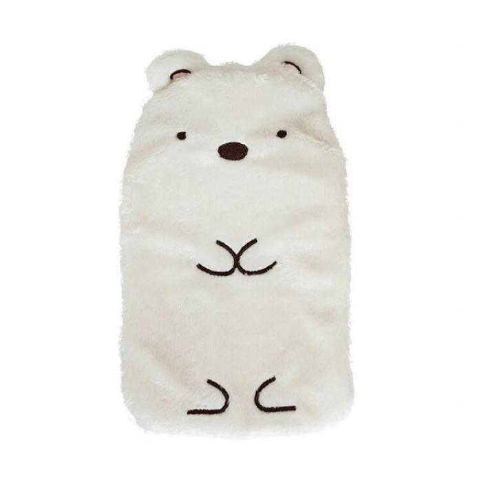 すみっコぐらし やわらかECO湯たんぽ SU-800-SI しろくま お湯タイプ