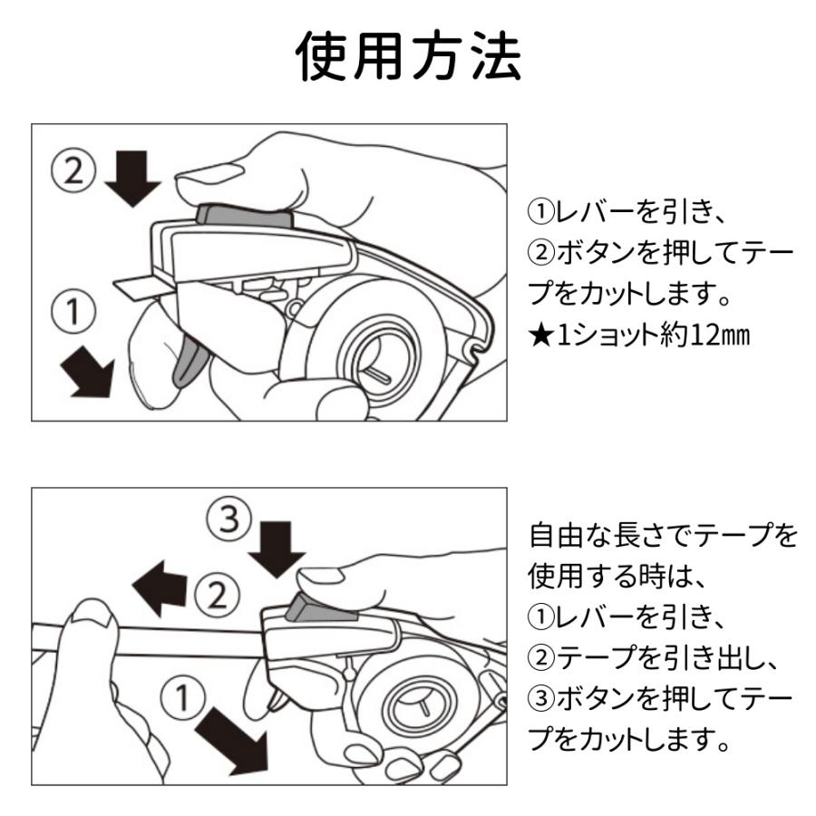 NICHIBAN（ニチバン） テープカッター プッシュカットTM TC-15P