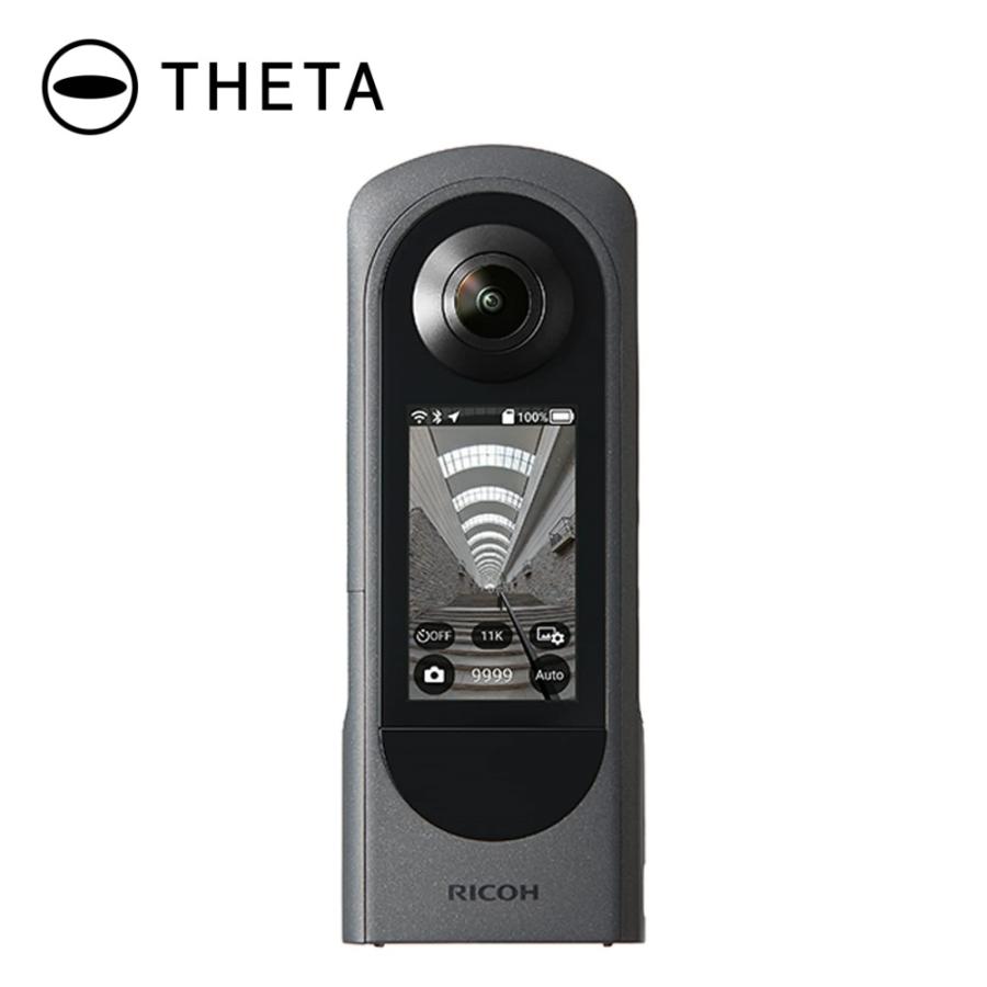 RICOH THETA X メタリックグレー 256433 360度カメラ アドバンスドモデル リコー｜west-side