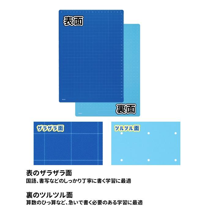 レイメイ 魔法のザラザラ下敷き U652T 透明 B5 6mmドット クリアー