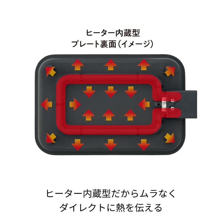 レコルト ホットプレート RHP-1 recolte Hot Plate (03:レッド（ホットプレート本体))｜westbay-link｜05