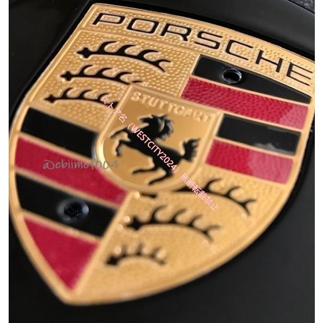 ポルシェ PORSCHE カイエン マカン パナメーラ ボクスター ケイマン タイカン 911 718ホイールキャップ 65mm/76mm センターキャップ クレスト 4個セット｜westcity-2024｜03
