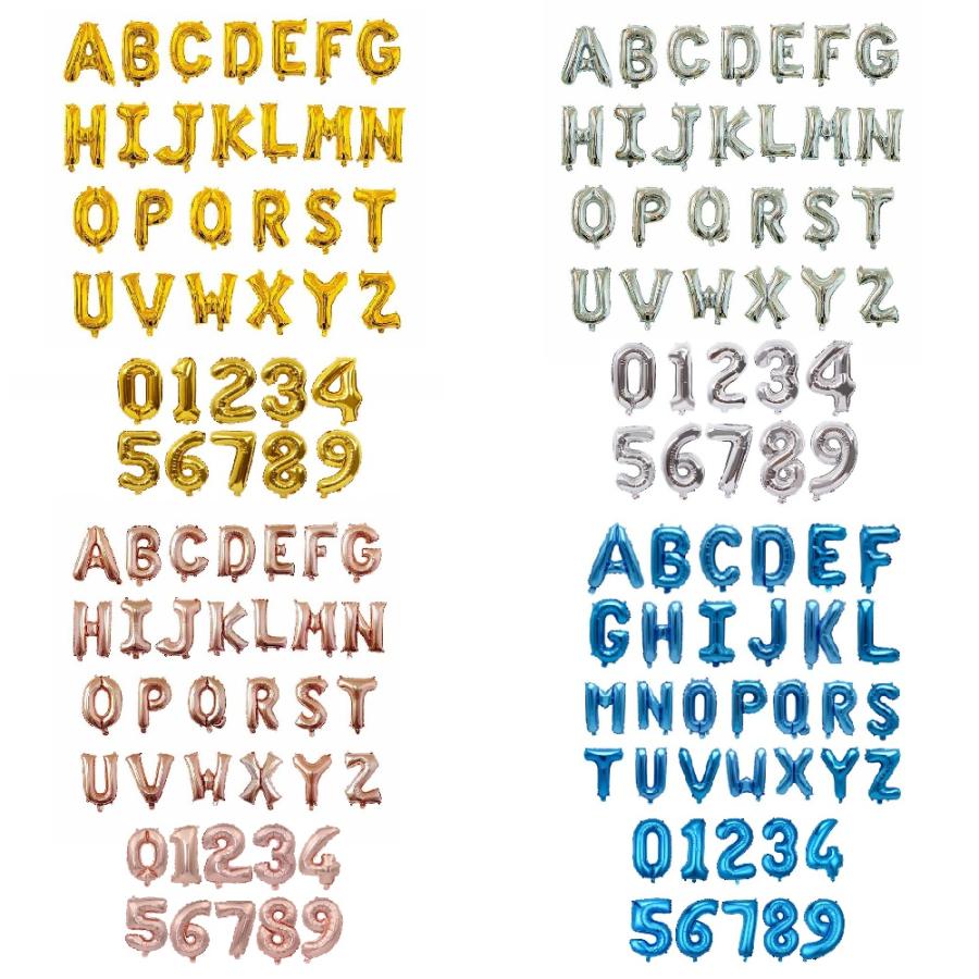 バルーン 誕生日 アルファベット 数字バルーン 風船 48cm パーティー