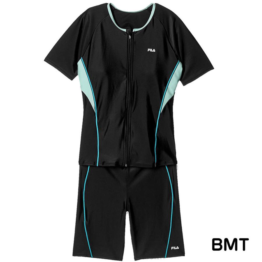 フィットネス水着 半袖フルジップ タンキニフルジップ半袖2点 FILA フィラ 340-203 【 メール便 対応 】|westcoast|09