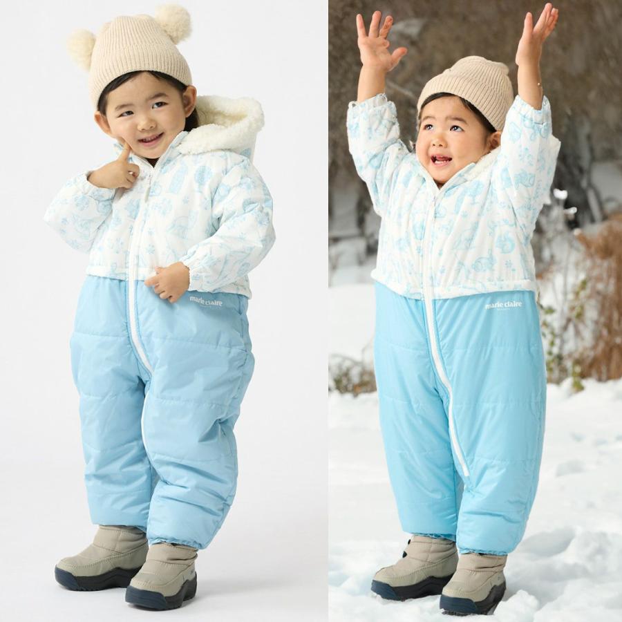 マリクレール　marie claire ENFANTS　 143300　BK　 キッズ スノースーツ　 雪遊び　防寒着　｜westcoast｜09