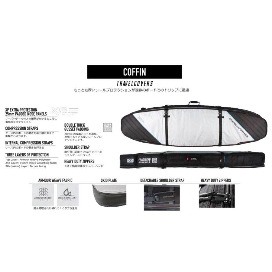 送料無料 オーシャンアンドアース Ocean Earth Double Coffin Short Xp 7 0 ショートボード1 3本用ケース サーフボードケース 安い Www Thedailyspud Com