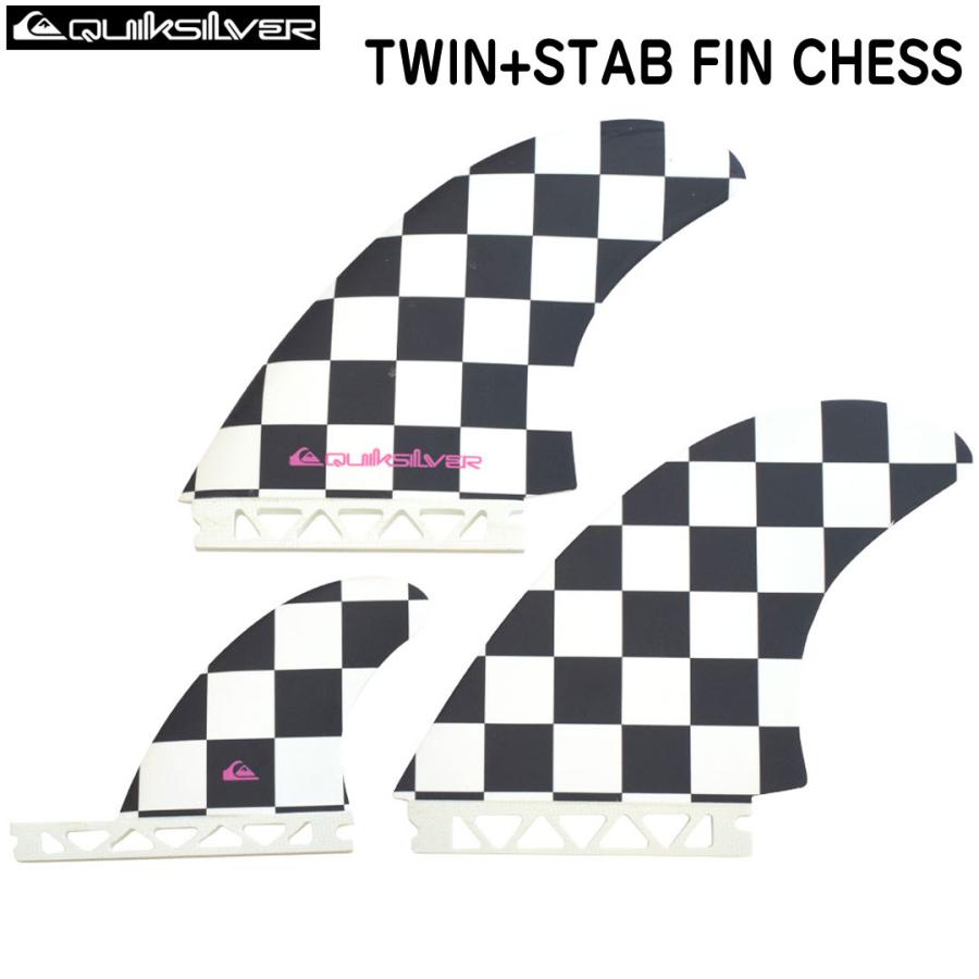 クイックシルバー QUIKSILVER TWIN+STAB FIN CHESS ツイン＋  