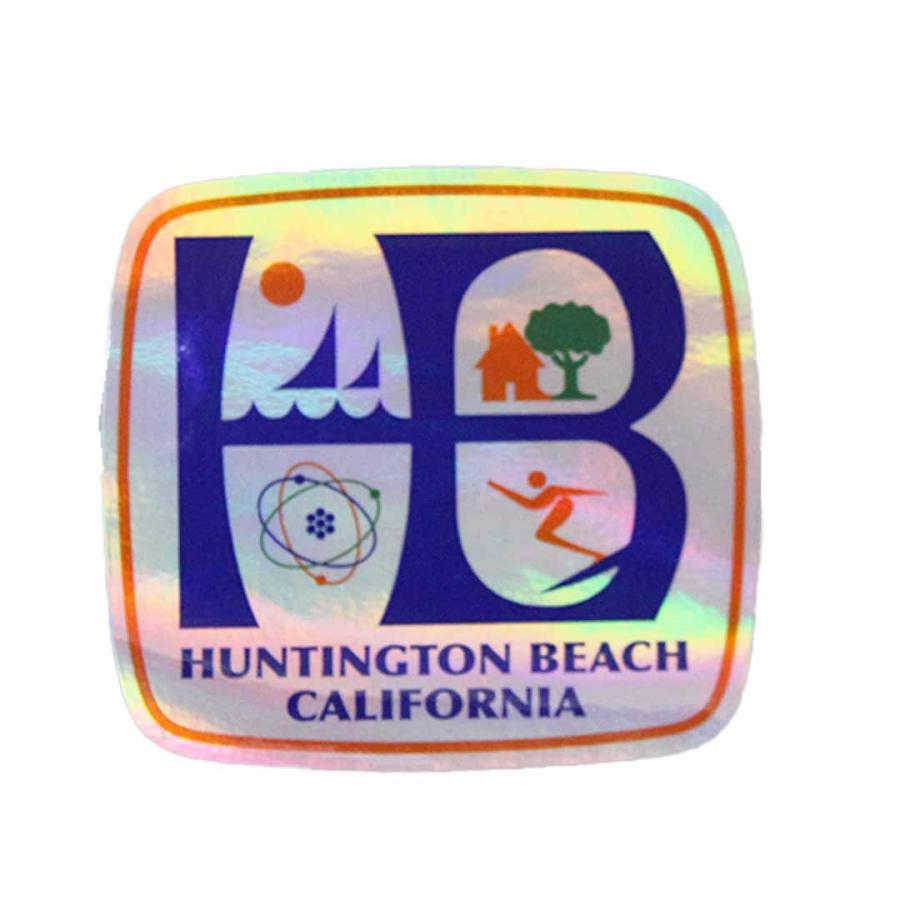 ハンティントンビーチHUNTINGTON BEACH HB ステッカー ミラータイプ : ウエストコースト アウトドアShop - 通販 ...
