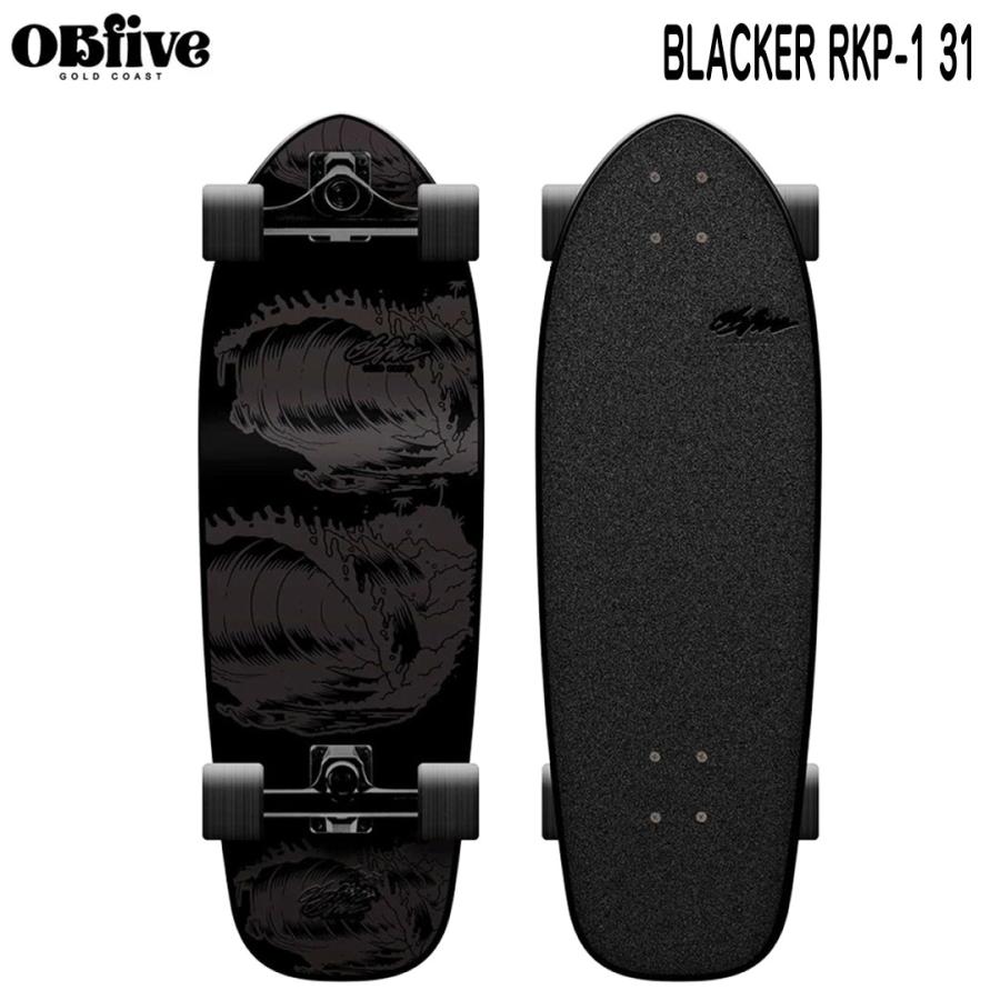 OB FIVE オービーファイブ　 RKP-1 SURF SKATES 31"  BLACKER  サーフスケートボード｜westcoast｜02