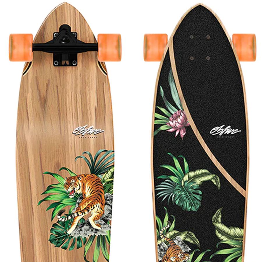 OB FIVE オービーファイブ LONGBOARDS 38 PSYCHED TIGER ロング