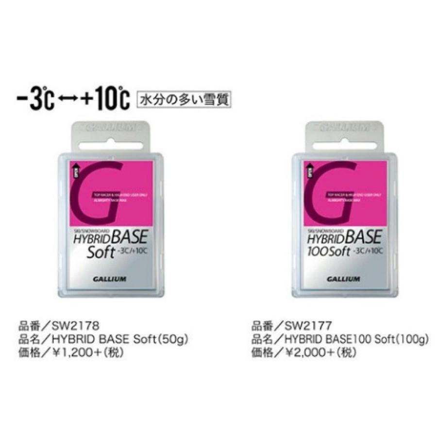 GALLIUM ワックス HYBRID BASE 100 Soft 4個セット Amazon | ガリウム