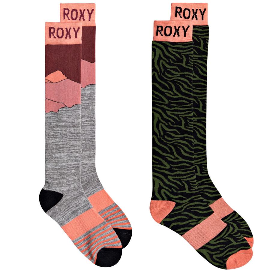 ソックス 靴下 レディス スキー スノーボード Roxy ロキシー Erjaa 21w Misty Socks あすつく 2601 Roxy W 002 ウエストコースト アウトドアshop 通販 Yahoo ショッピング