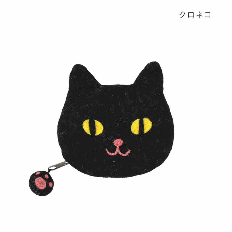 TMC シェイプポーチ 17724-000 化粧ポーチ ハチワレ／ミケネコ