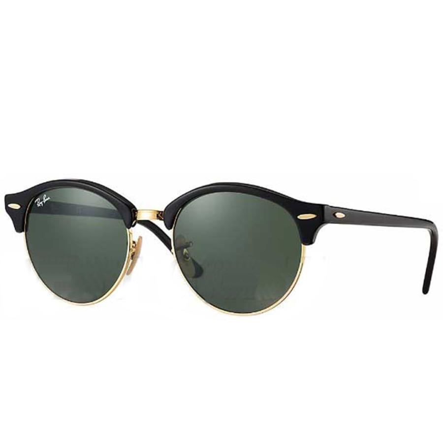 Ray-Ban RB4246 クラブラウンド サングラス 黒 イタリア製 レイバン Ray-Ban クラブラウンド RB4246-51-901 サングラス 丸 紫外線