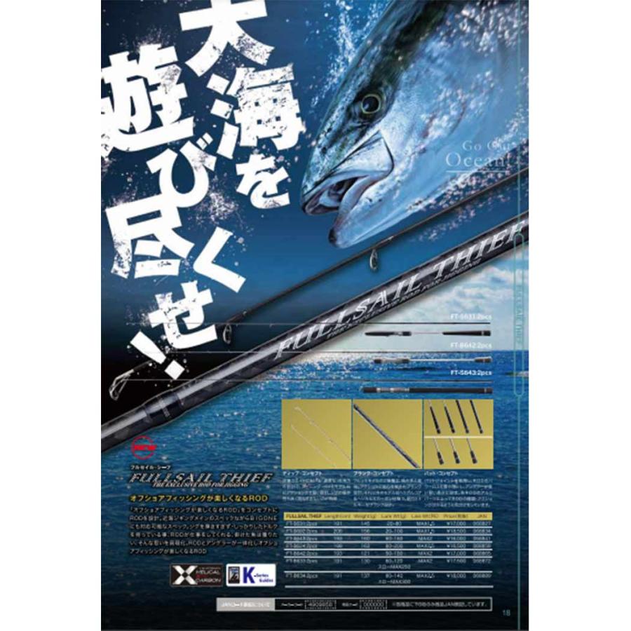 スラッシュSLASH　 フルセイル・シーフFULLSAIL THIEF　FT-B633　 068872　ジギングロッド　_8