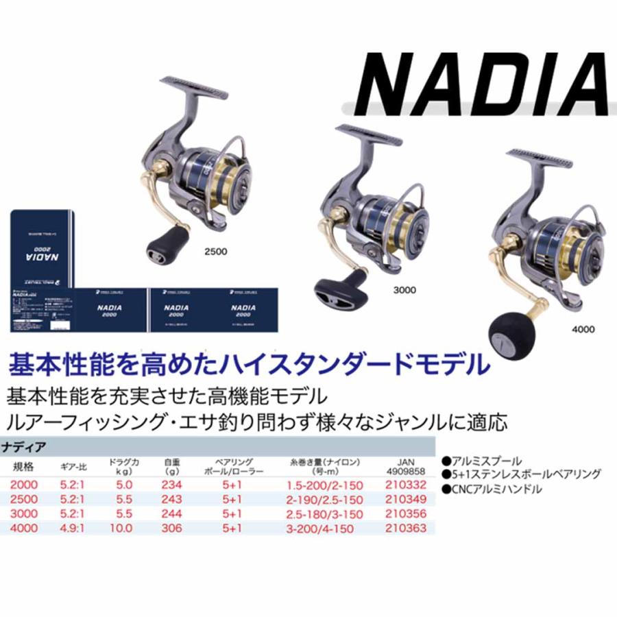 ★ページ プロトラストPRO TRUST NADIAナディア 3000 210356 スピニングリール