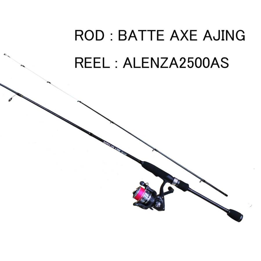 アジングセット ロッドbattle Axe Ajing 642 リールalenza2500as ロッド リールセット 3110 Protrust A 023 ウエストコースト アウトドアshop 通販 Yahoo ショッピング