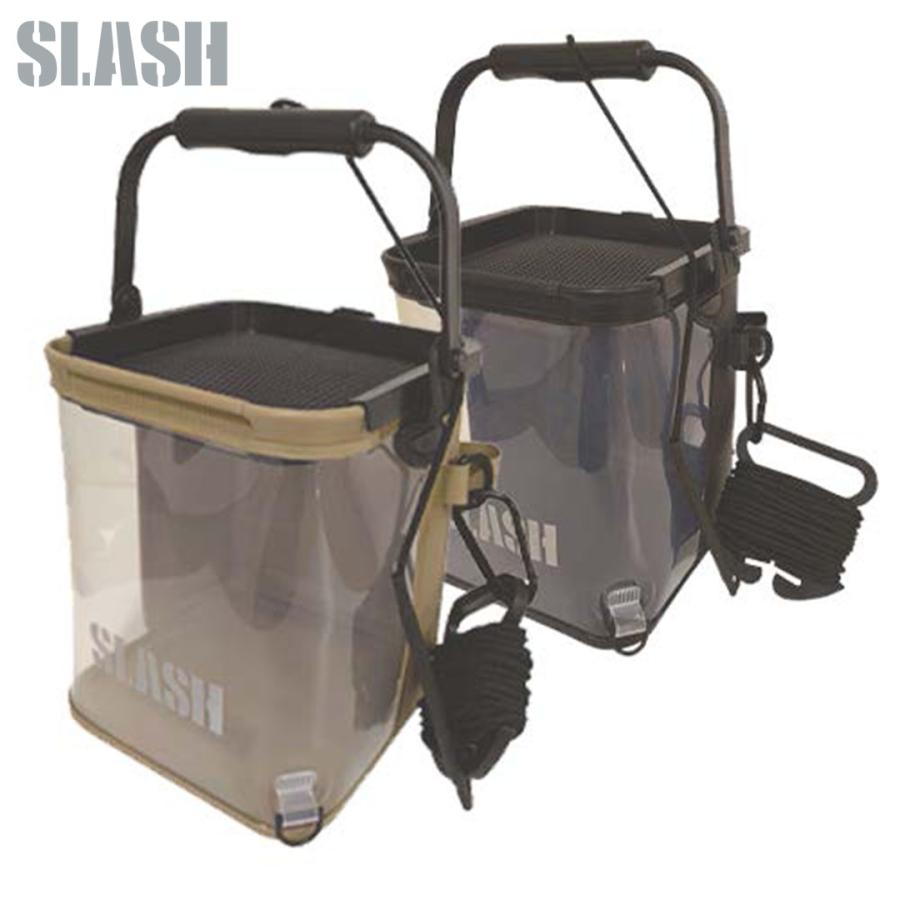 SLASH（スラッシュ） クリアライブバケツ21 SL-339 水汲みバケツ