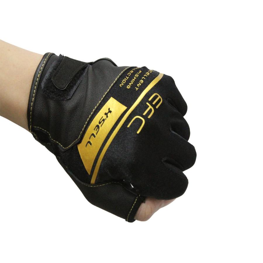 XSELLエクセル スパンテックスグローブ CF-781 3本指出し 指なし