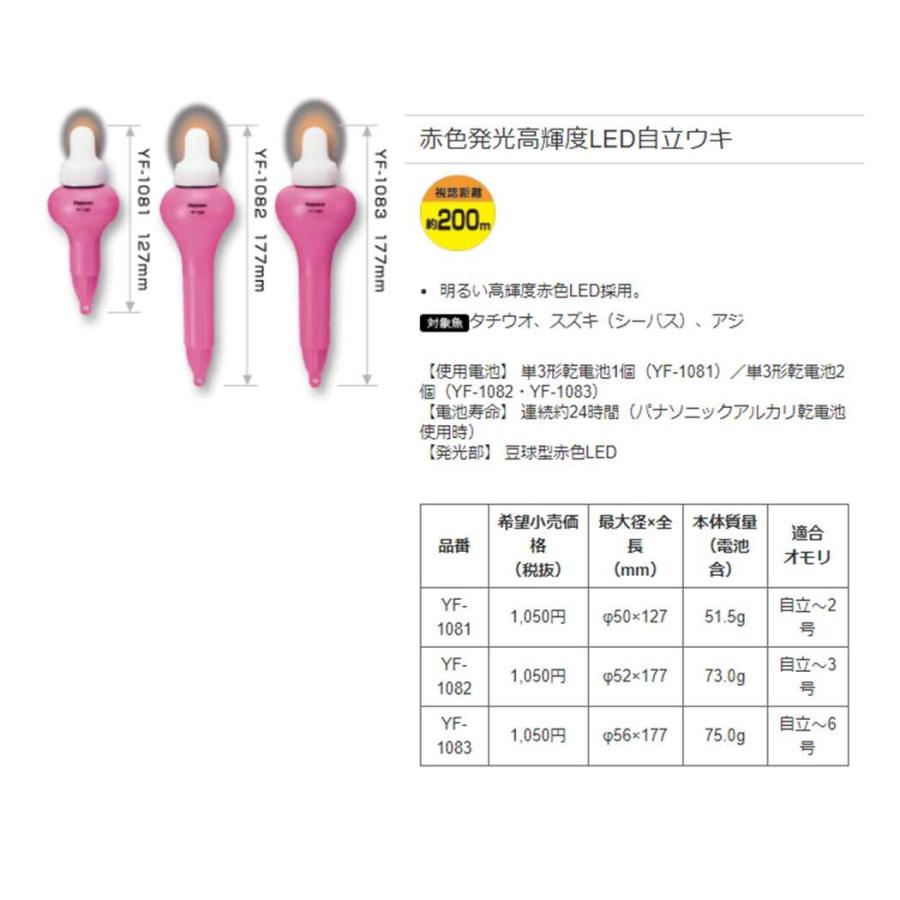 特別セール品 Hapyson ハピソン Yf 10 高輝度led自立ウキ 赤色発光 3号 電気ウキ 仕掛けウキ 仕掛け 釣り Materialworldblog Com