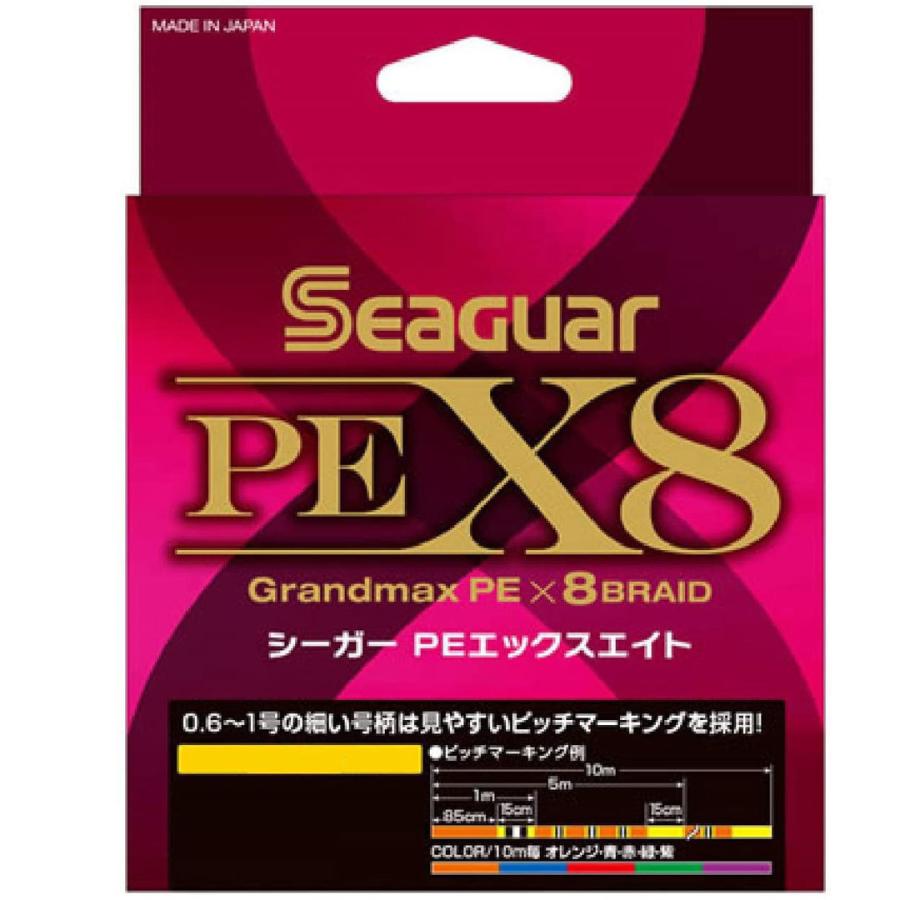 PEライン　釣り糸　 クレハ KUREHA   SEAGERシーガー  PE X8  300m 0.8号・1号・1.2号・1.5号・2号・2.5号・3号・4号・5号・6号  メール便 対応｜westcoast