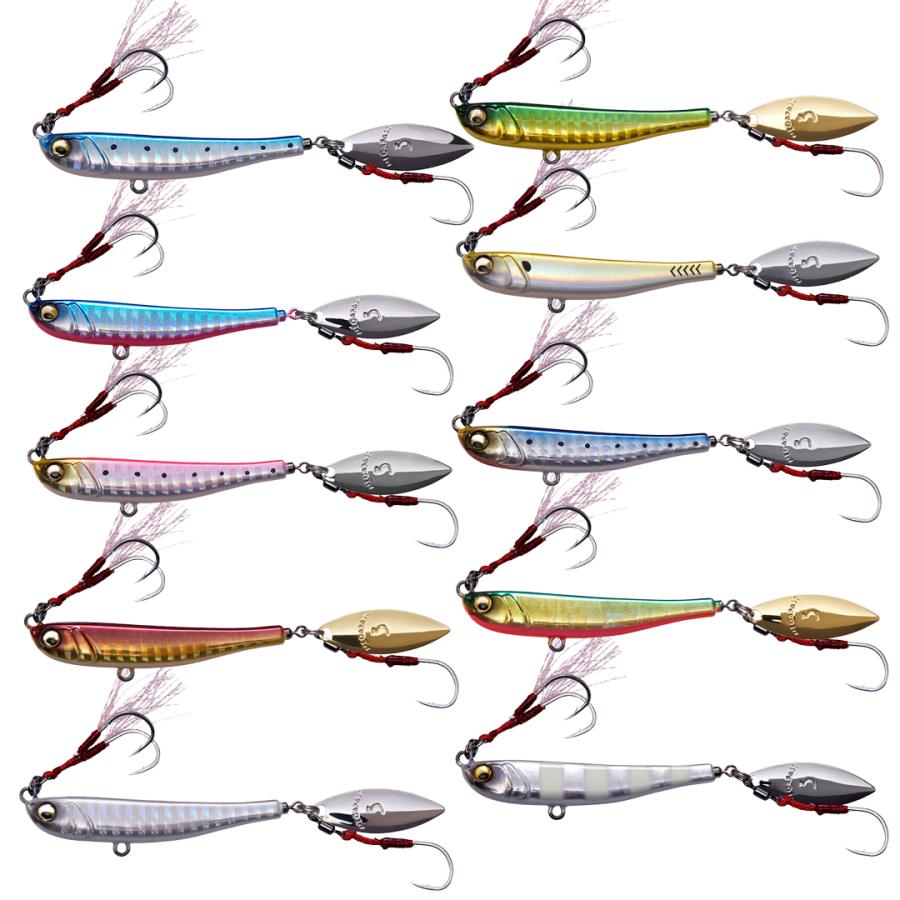メガバス マキッパ 40g 10個セット メガバスMEGABASS マキッパ 40g キャスティング・ブレードジグ ハード