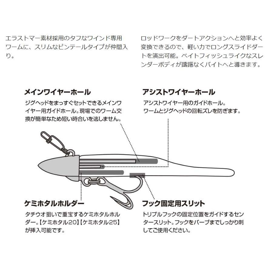 Aquawaveアクアウェーブ Spark Slim 85 ワインド用 アソート Bセット タチウオ 3241 Cormoran A 003 ウエストコースト アウトドアshop 通販 Yahoo ショッピング