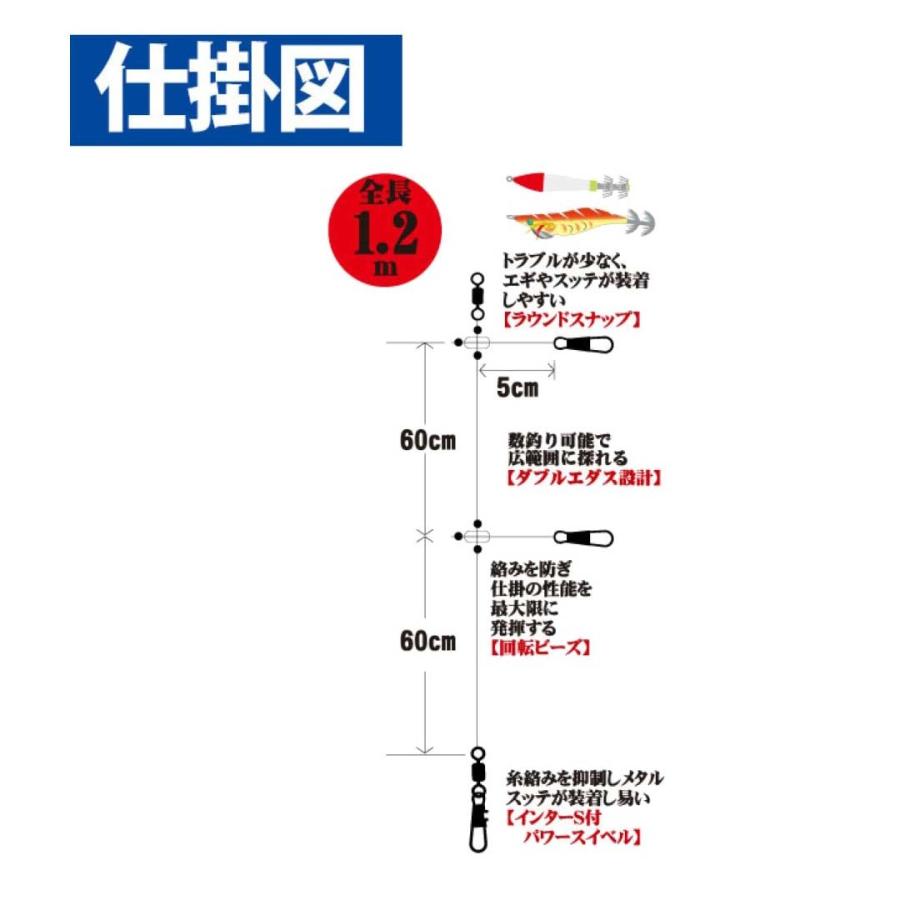 ハヤブサ Hayabusa イカメタルリーダー ダブルスペック 2セット Sr423 仕掛け 3243 Hayabusa A 042 ウエストコースト アウトドアshop 通販 Yahoo ショッピング