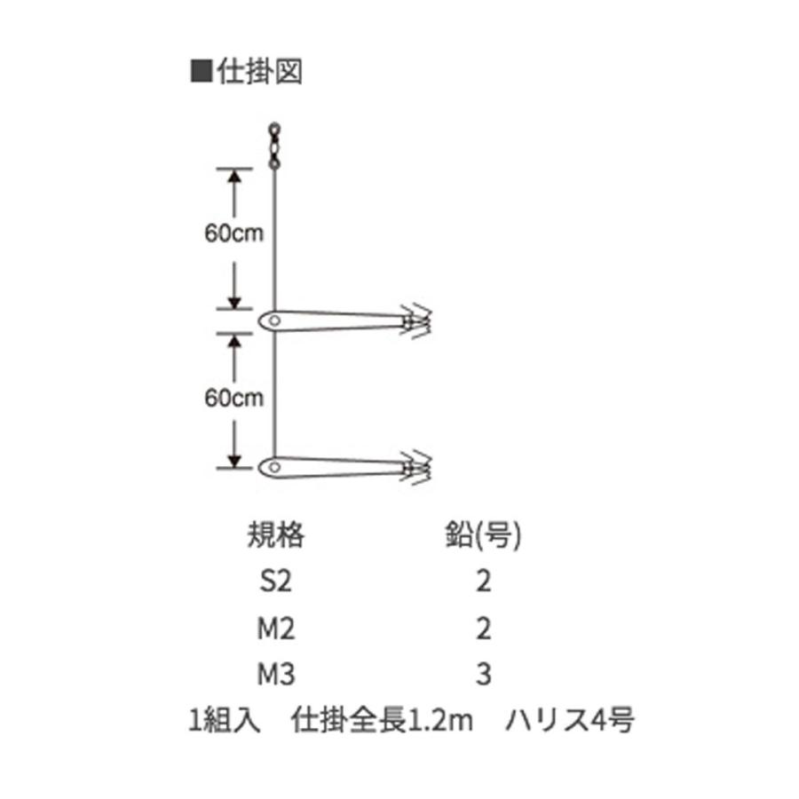 ヤマリア Yamaria エサ巻テーラ メール便 堤防イカ釣り ネコポス M 0 対象商品