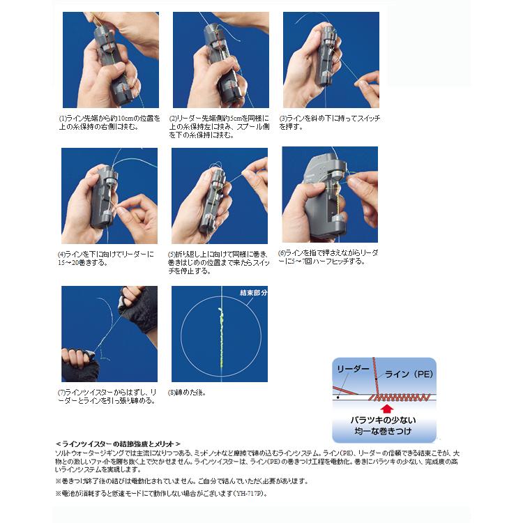 Hapyson HAPYSONハピソン YH-719 ライトゲーム用 ラインツイスター 糸