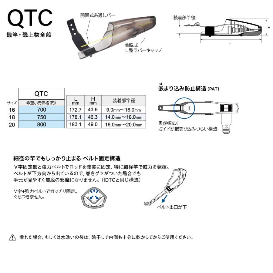 Fuji 富士工業 QTC-20 ロッドトップカバー 磯竿・磯上物全般・振出竿