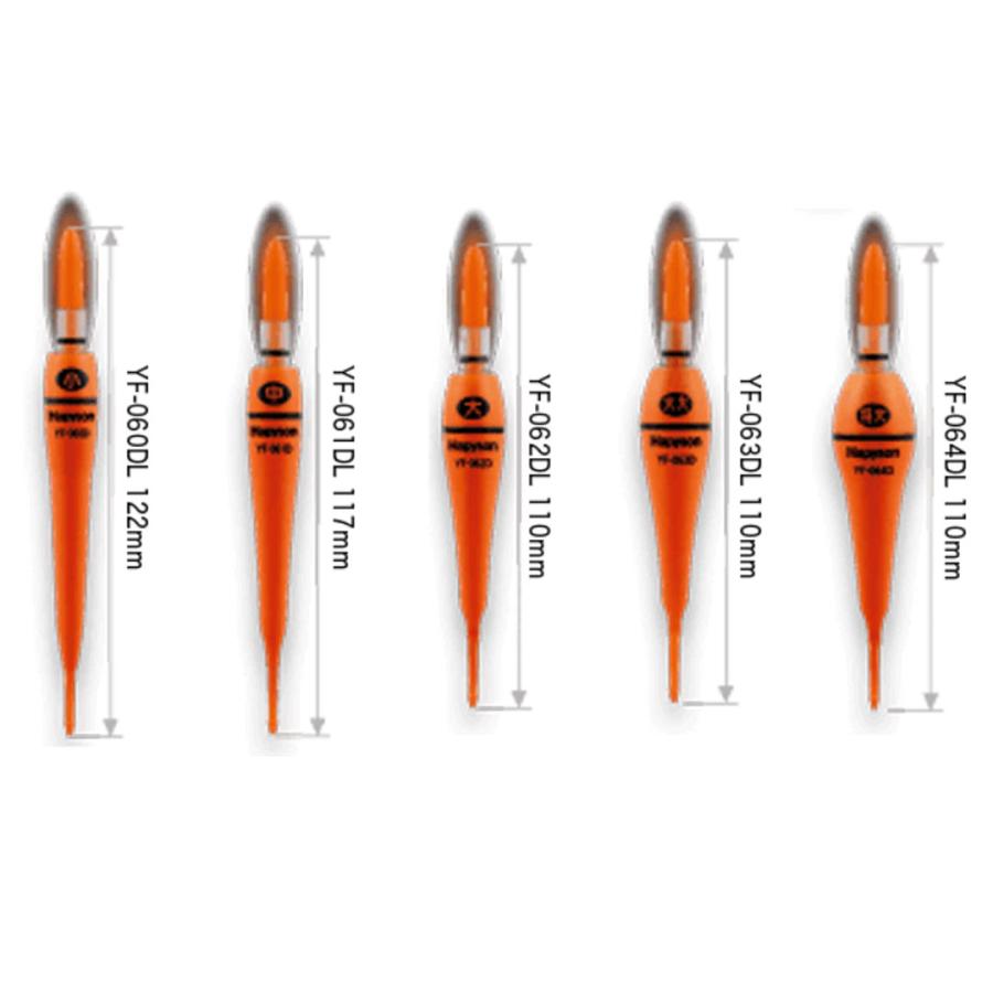 電気ウキ Hapyson HAPYSONハピソン電気ウキ赤色発光ラバートップミニウキ 小・中