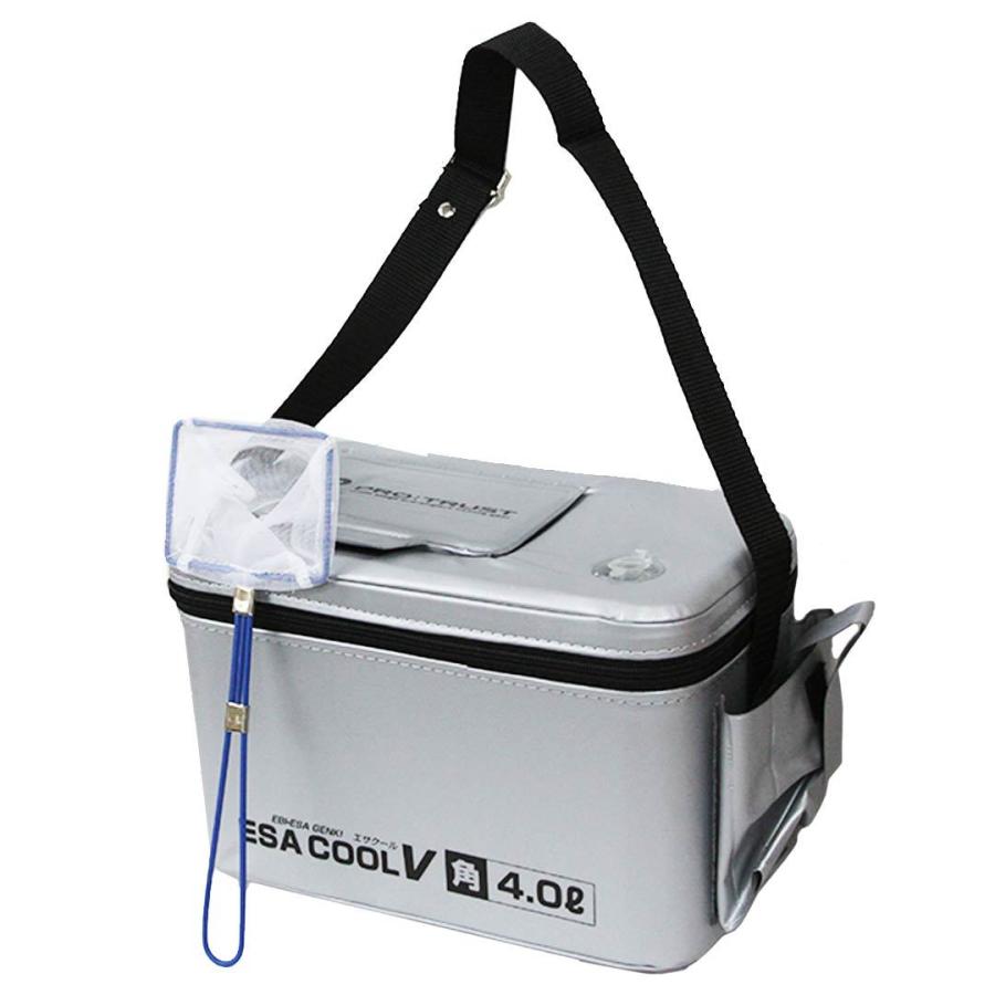 返品送料無料 プロトラスト Pro Trust エサクーラー角 Es 4 4 0l 活きエビクーラー エビバッカン エビまき釣り 弱りにくい Supplystudies Com