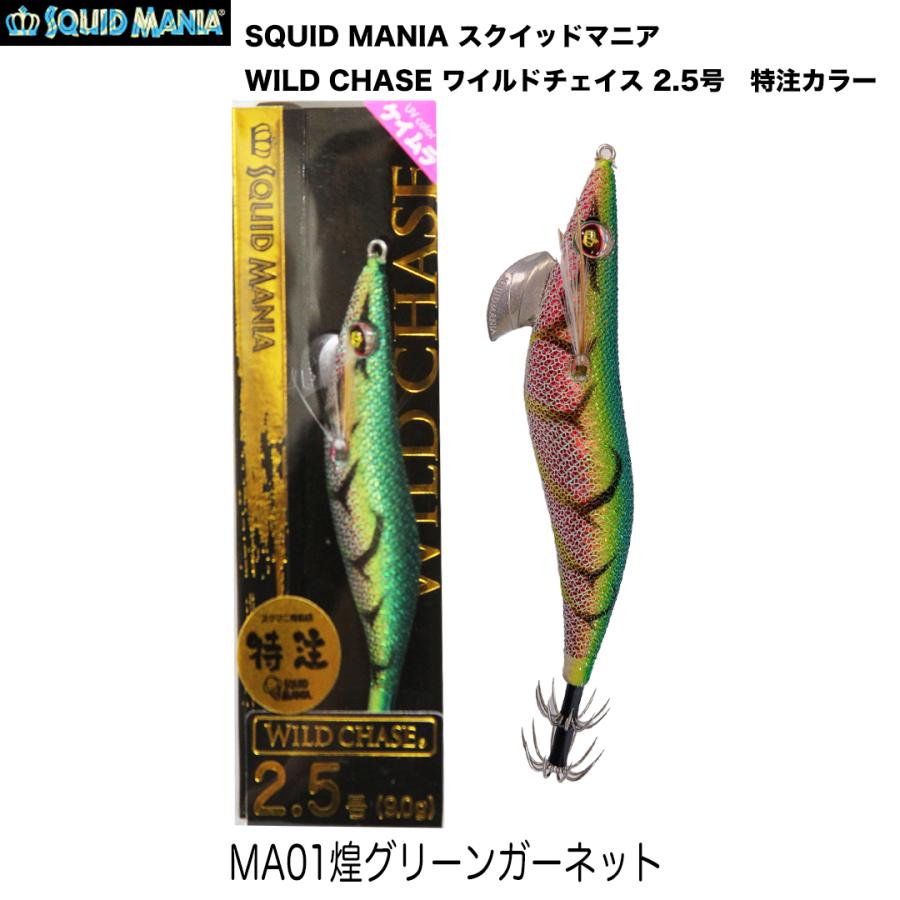 SQUID MANIA（スクイッドマニア） WILD CHASE ワイルドチェイス 2.5号