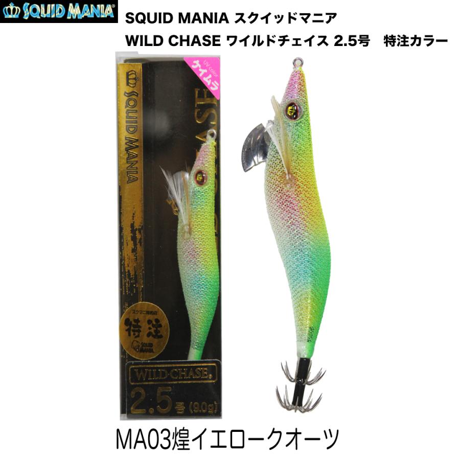 SQUID MANIA（スクイッドマニア） WILD CHASE ワイルドチェイス 2.5号