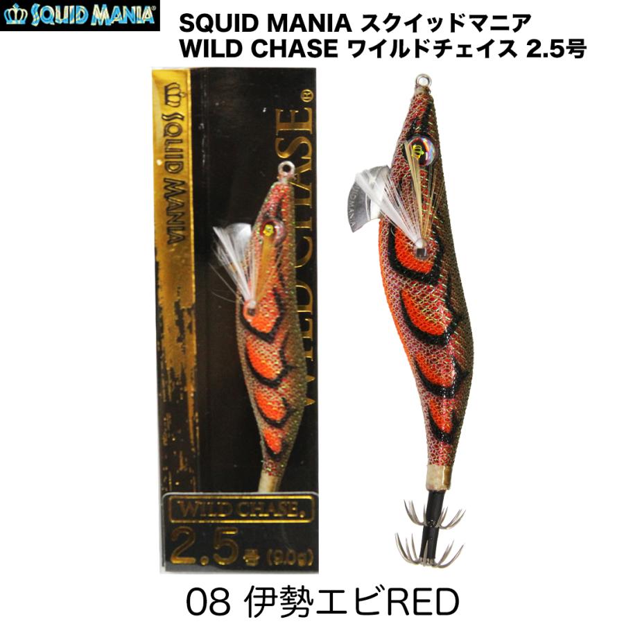 SQUID MANIA（スクイッドマニア） WILD CHASE ワイルドチェイス 2.5号